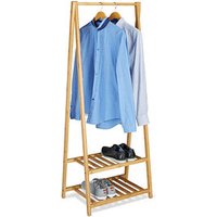 relaxdays Kleiderständer braun Holz 60,0 x 150,0 cm relaxdays Kleiderständer braun Holz 60,0 x 150,0 cm von RELAXDAYS