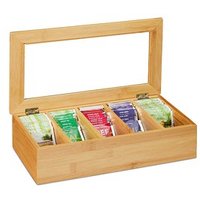 relaxdays Teebox braun 37,0 x 20,0 cm relaxdays Teebox braun 37,0 x 20,0 cm von RELAXDAYS