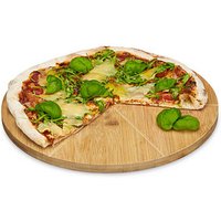 relaxdays Schneidebrett Pizza braun 33,0 cm von RELAXDAYS