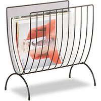 relaxdays Zeitungsständer 10022511_46 schwarz Metall, DIN A4 quer relaxdays Zeitungsständer 10022511_46 schwarz Metall, DIN A4 quer von RELAXDAYS