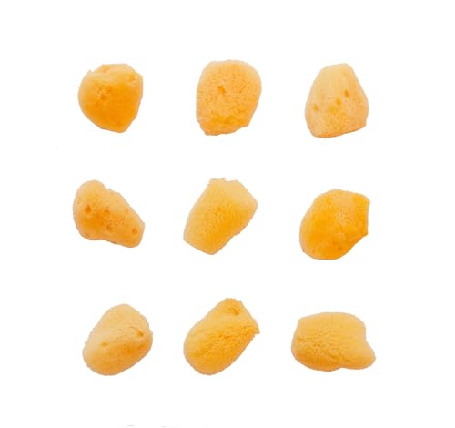 Premium Naturschwämme 9er Pack für Aquarellmalerei von Künstlern - Feine Poren Ø: 3 cm, Saugfähige Aquarellschwämme für Effektvolle Techniken von repino