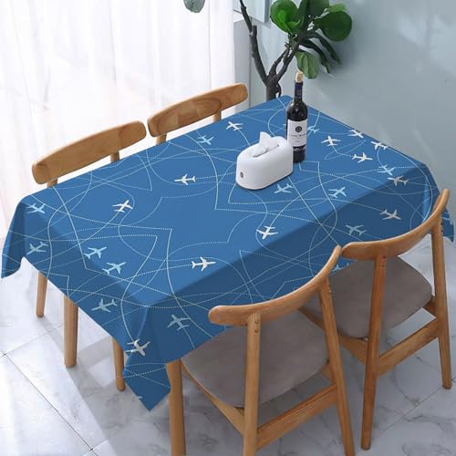 Garten Tischdecken Rechteckig,Cartoon Flugzeug Flugzeug Airline Route Map Ziel Gepunktete,Fleckschutz Wasserdicht Tischtuch für Draußen Esszimmer,Küche,Garten,Party,Hochzeiten oder Haushalt 137x183cm Garten Tischdecken Rechteckig,Cartoon Flugzeug Flugzeug Airline Route Map Ziel Gepunktete,Fleckschutz Wasserdicht Tischtuch für Draußen Esszimmer,Küche,Garten,Party,Hochzeiten oder Haushalt 137x183cm von reyawdf