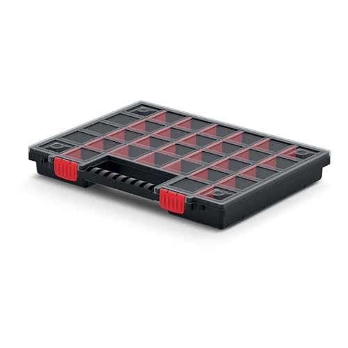 Sortimentskasten Werkzeugkiste Organizer Sortierbox NORS Kleinteilemagazin Sortierkasten Werkzeugbox (399 x 303 x 50 mm) von rg-vertrieb