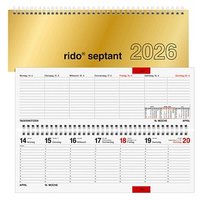 rido idé Tischquerkalender 2026 von rido idé