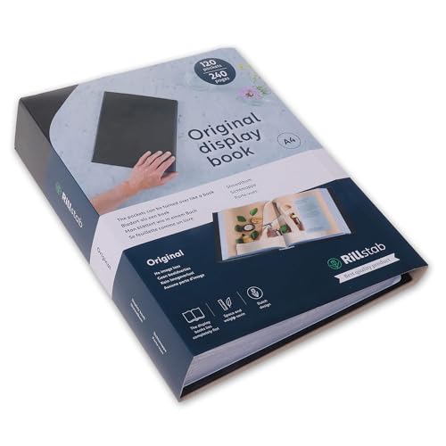Rillstab 99004 Sichtbuch "Original" DIN A4, 120 Hüllen, schwarz von Rillstab