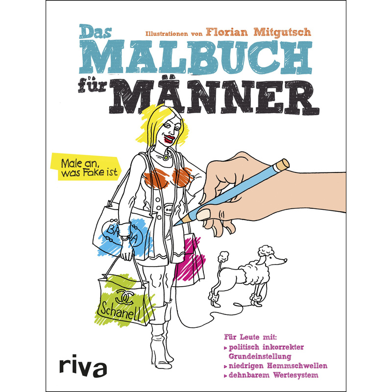 Das Malbuch für Männer - Buch von riva Verlag