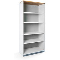 rocada Aktenregal weiß/eiche 90,0 x 45,0 x 195,0 cm rocada Aktenregal weiß/eiche 90,0 x 45,0 x 195,0 cm von rocada