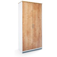 rocada Aktenschrank, 1104AW08 weiß, eiche 4 Fachböden 90,0 x 45,0 x 195,0 cm von rocada