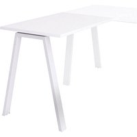 rocada Anbautisch BLANCA weiß/eiche rechteckig 100,0 x 60,0 x 72,0 cm von rocada