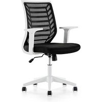 rocada Bürostuhl, R907002 Stoff schwarz, Gestell weiß von rocada