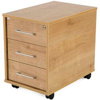 rocada Mobiler Rollcontainer eiche 3 Auszüge 40,0 x 60,0 x 58,0 cm rocada Mobiler Rollcontainer eiche 3 Auszüge 40,0 x 60,0 x 58,0 cm von rocada