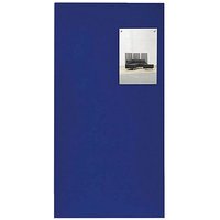 rocada Pinnwand Skin 100,0 x 50,0 cm Textil blau von rocada