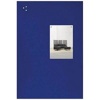 rocada Pinnwand Skin 50,0 x 75,0 cm Textil blau von rocada