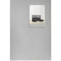 rocada Pinnwand Skin 50,0 x 75,0 cm Textil grau von rocada