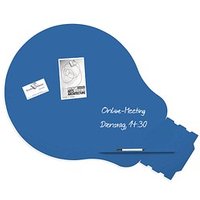 rocada Whiteboard Skinshape 115,0 x 150,0 cm blau Stahl von rocada