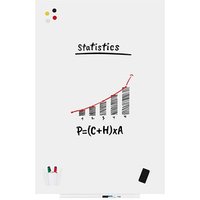 rocada Whiteboard Skinwhiteboard 100 x150 weiß 100,0 x 150,0 cm weiß Stahl von rocada