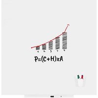 rocada Whiteboard Skinwhiteboard 120 x 120,0 cm weiß Stahl von rocada