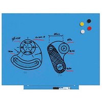rocada Whiteboard Skinwhiteboard 55,0 x 75,0 cm blau Stahl von rocada