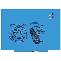 rocada Whiteboard Skinwhiteboard 75,0 x 115,0 cm blau Stahl von rocada