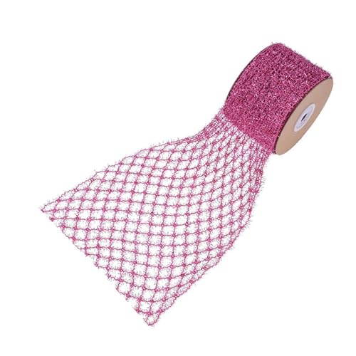 rockible 1 Rolle -Glitzer-Drahtband, Weihnachtsdrahtband, elegant, 4,9 Yards, Heimdekoration für Geschenkverpackungen, Basteln, Kunsthandwerk, Rosa rockible 1 Rolle -Glitzer-Drahtband, Weihnachtsdrahtband, elegant, 4,9 Yards, Heimdekoration für Geschenkverpackungen, Basteln, Kunsthandwerk, Rosa von rockible