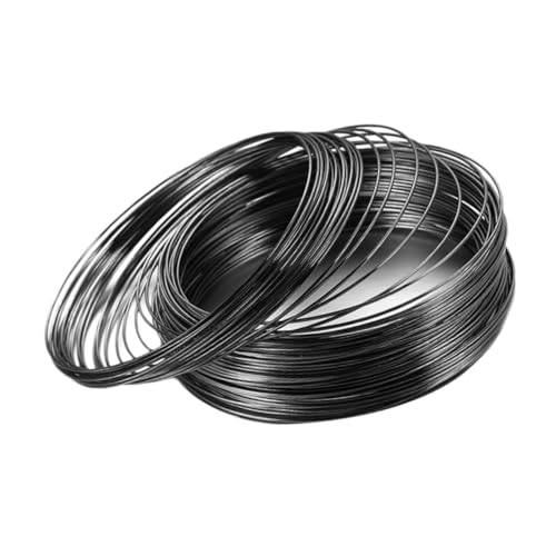 rockible 100 Pcs Schleifendrahtarmbänder, Perlendrähte, Speicherdrahtarmbänder, Schmuckdrähte für DIY Handwerksprojekte, Schwarz rockible 100 Pcs Schleifendrahtarmbänder, Perlendrähte, Speicherdrahtarmbänder, Schmuckdrähte für DIY Handwerksprojekte, Schwarz von rockible