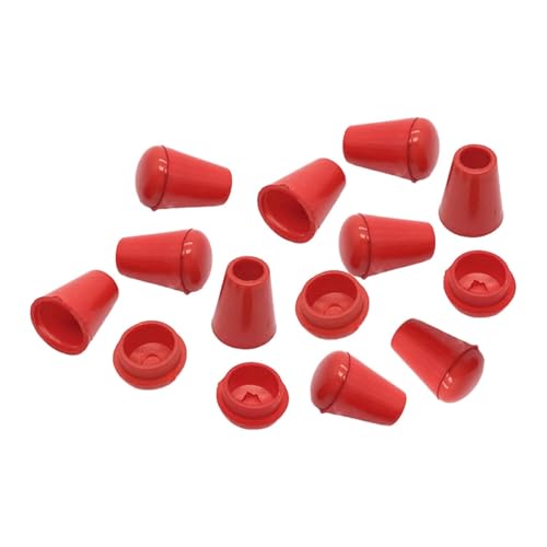 rockible 10x Kordelstopper Kordelenden Glockenstopper für Rucksack, ROT rockible 10x Kordelstopper Kordelenden Glockenstopper für Rucksack, ROT von rockible