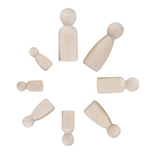rockible 12er Set Holzfiguren für DIY Projekte und Dekoration rockible 12er Set Holzfiguren für DIY Projekte und Dekoration von rockible