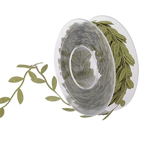 rockible 15m Blätter Band Trim Kranz für Hochzeit Handwerk Party Dekor, Grün rockible 15m Blätter Band Trim Kranz für Hochzeit Handwerk Party Dekor, Grün von rockible