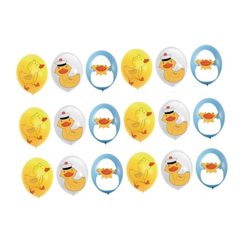 rockible 18 Stück Cartoon Duck Bälle Geburtstagsfeier Ornamente Partydekorationen für Kaffee von rockible