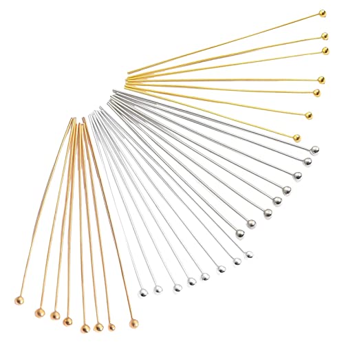 rockible 200 Stück Metallkopfstifte für die Schmuckherstellung, Verschiedene Längen, DIY-Zubehör, 20MM rockible 200 Stück Metallkopfstifte für die Schmuckherstellung, Verschiedene Längen, DIY-Zubehör, 20MM von rockible