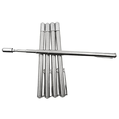 rockible 5 Geschenk Kugelschreiber für Lehrer, Edelstahlstifte, Drehbar Zum Öffnen, Einziehbar, Klassisches Design, 6 Abschnitte rockible 5 Geschenk Kugelschreiber für Lehrer, Edelstahlstifte, Drehbar Zum Öffnen, Einziehbar, Klassisches Design, 6 Abschnitte von rockible