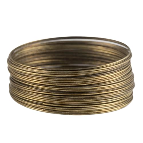 rockible 50 Loops Schmuckdraht Metalldraht Memory Perlendraht DIY für Ohrringe Armreif Halskette, Bronze rockible 50 Loops Schmuckdraht Metalldraht Memory Perlendraht DIY für Ohrringe Armreif Halskette, Bronze von rockible