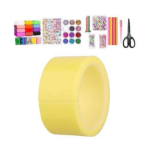 rockible Blasenblasendes doppelseitiges Klebeband, unsichtbares Montageband für DIY-Bastelprojekte, GELB, 1 Rolle mit kompletten Werkzeugen rockible Blasenblasendes doppelseitiges Klebeband, unsichtbares Montageband für DIY-Bastelprojekte, GELB, 1 Rolle mit kompletten Werkzeugen von rockible