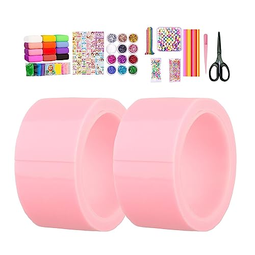 rockible Blasenblasendes doppelseitiges Klebeband, unsichtbares Montageband für DIY-Bastelprojekte, ROSA, 2 Rollen mit komplettem Werkzeug rockible Blasenblasendes doppelseitiges Klebeband, unsichtbares Montageband für DIY-Bastelprojekte, ROSA, 2 Rollen mit komplettem Werkzeug von rockible