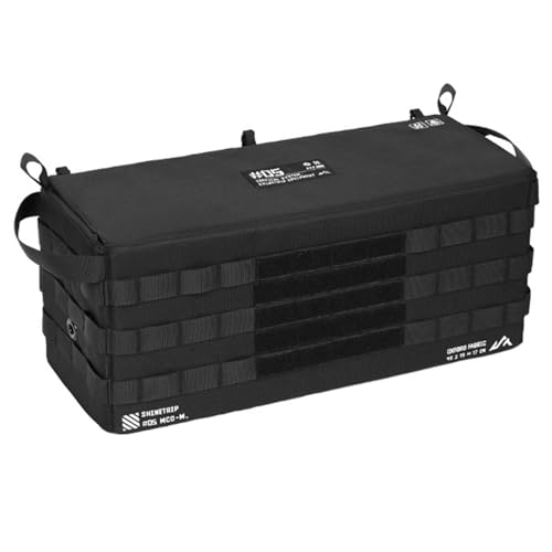 rockible Camping Aufbewahrung, Aufbewahrungsbox, Beutel, Tragetasche für Wandern, Grillen, Radfahren, Zuhause, 46.5 cm X 18 cm X 20 cm von rockible