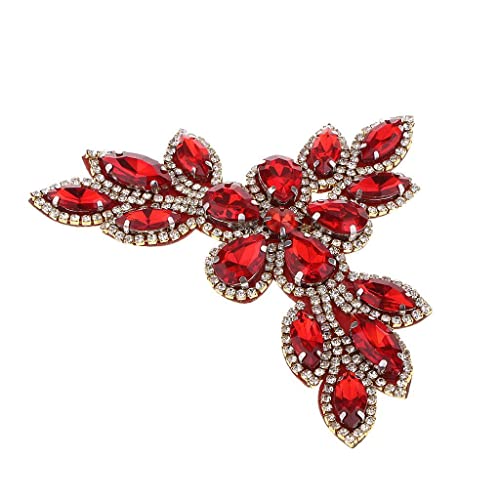 rockible Glitzernde Strass-Applikation für DIY Kleidungsdekoration, rot rockible Glitzernde Strass-Applikation für DIY Kleidungsdekoration, rot von rockible