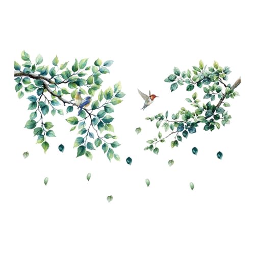 rockible Grüne Blätter Aufkleber Dekor Wohnzimmer Vinyl Peel und Sticky Indoor Blatt Aufkleber rockible Grüne Blätter Aufkleber Dekor Wohnzimmer Vinyl Peel und Sticky Indoor Blatt Aufkleber von rockible