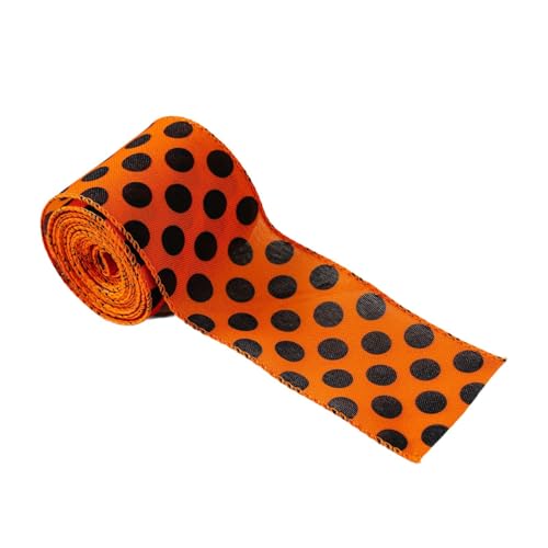 rockible Halloween Band Zum Verpacken von Geschenken, Multifunktionaler Dekorativer Randbesatz mit Draht für Die Herstellung von Haarschleifen. rockible Halloween Band Zum Verpacken von Geschenken, Multifunktionaler Dekorativer Randbesatz mit Draht für Die Herstellung von Haarschleifen. von rockible