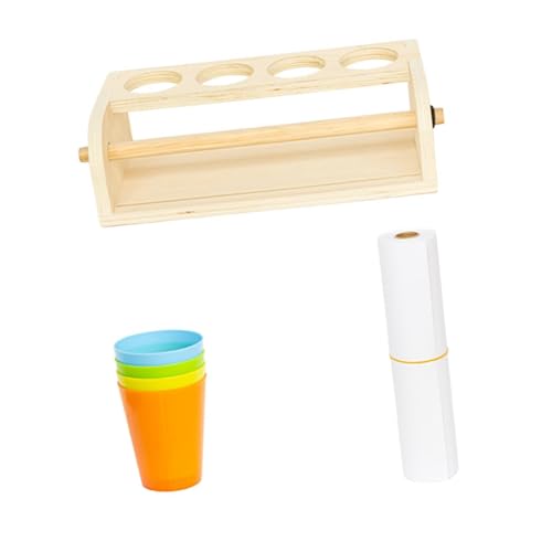 rockible Kinder, Die Sich Staffelei mit Kunst Zeichnen, Papierpapierpapierrollenspender für Kindermalereien Und Zeichnen, Klein von rockible