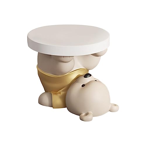 rockible Kleiner Beelltisch mit Tiermotiv für Wohnzimmer, Schlafzimmer, Balkon und Büro, Gold rockible Kleiner Beelltisch mit Tiermotiv für Wohnzimmer, Schlafzimmer, Balkon und Büro, Gold von rockible
