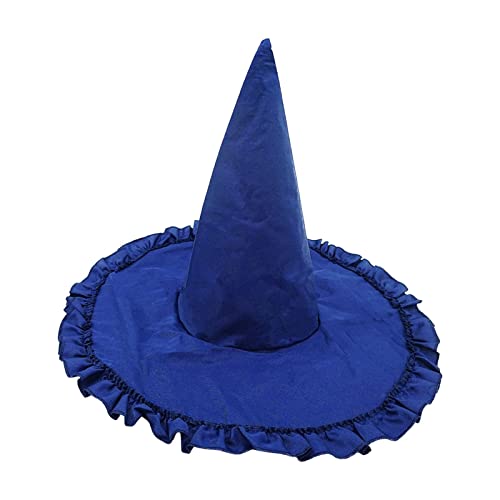 rockible Magische Hexenhüte für Damen, Elegante Kopfbedeckung für Verkleidungen, Blau von rockible