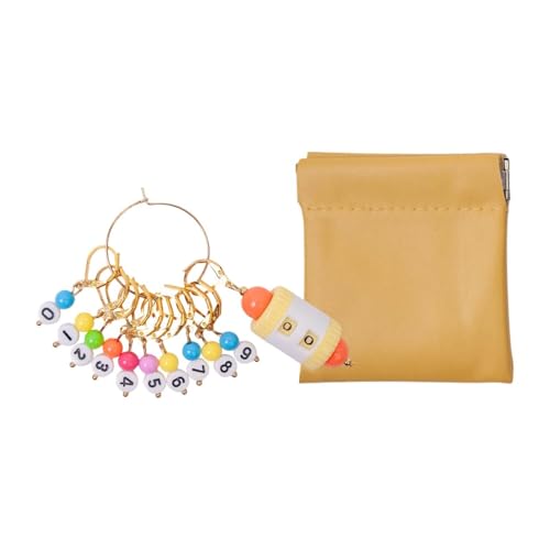 rockible Maschenmarkierer, Nähmarkierer, Mehrzweck Strickwerkzeug, Handgefertigt, DIY Handwerk, Häkelmarkierungsring für Nähbeschläge, Gold A rockible Maschenmarkierer, Nähmarkierer, Mehrzweck Strickwerkzeug, Handgefertigt, DIY Handwerk, Häkelmarkierungsring für Nähbeschläge, Gold A von rockible