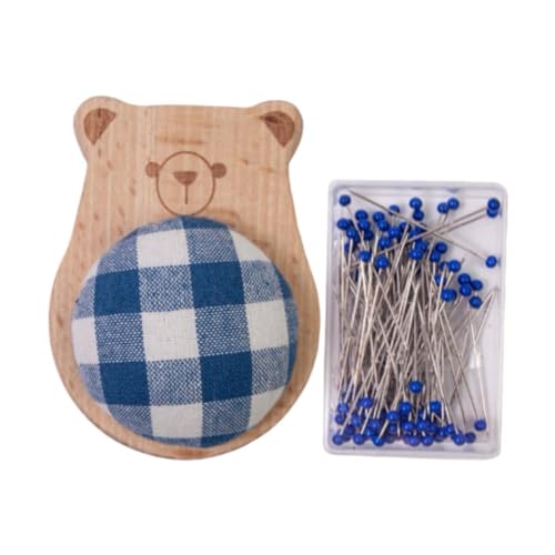 rockible Pin Kissen mit Stiften Leichtes Kleines Nähiges Handwerk Accessoires Schöne Ball Kopfnähtnadeln für Stickereien Quilting, Set C rockible Pin Kissen mit Stiften Leichtes Kleines Nähiges Handwerk Accessoires Schöne Ball Kopfnähtnadeln für Stickereien Quilting, Set C von rockible