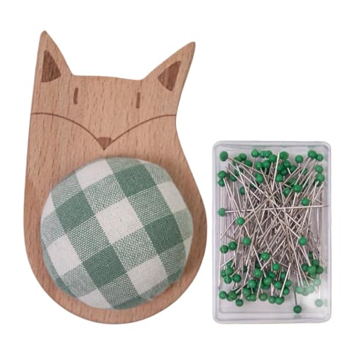 rockible Pin Kissen mit Stiften Leichtes Kleines Nähiges Handwerk Accessoires Schöne Ball Kopfnähtnadeln für Stickereien Quilting, Set E rockible Pin Kissen mit Stiften Leichtes Kleines Nähiges Handwerk Accessoires Schöne Ball Kopfnähtnadeln für Stickereien Quilting, Set E von rockible