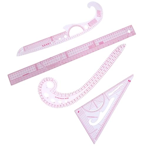 rockible Schneiderlineal-Set für Modedesigner und Schneider - Präzisionswerkzeug für Kleidungsherstellung, 4 STÜCK rockible Schneiderlineal-Set für Modedesigner und Schneider - Präzisionswerkzeug für Kleidungsherstellung, 4 STÜCK von rockible