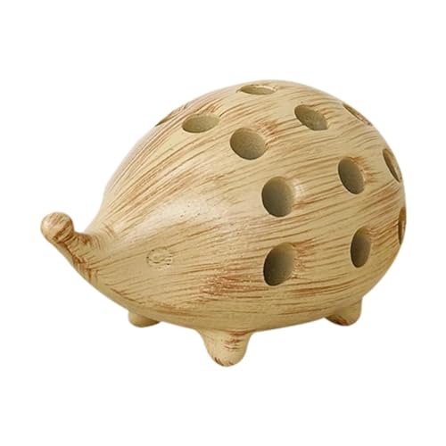 rockible Stifthalter mit Igel Motiv, mit Löchern, Aufbewahrungsbox mit Tiermotiv, Schreibtischzubehör, Schreibwaren für Den Tisch, Zuhause, Schule, Büro von rockible