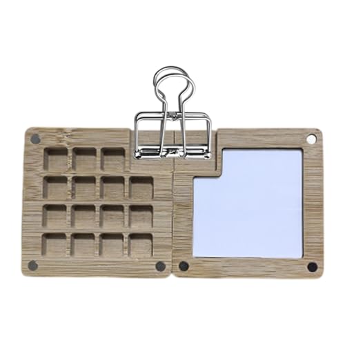 rockible Taschenkünstler Aquarell Reise Set Lackpalette für Acryl Lacknetz Lackierliebhaber, Bambus 15 Löcher rockible Taschenkünstler Aquarell Reise Set Lackpalette für Acryl Lacknetz Lackierliebhaber, Bambus 15 Löcher von rockible