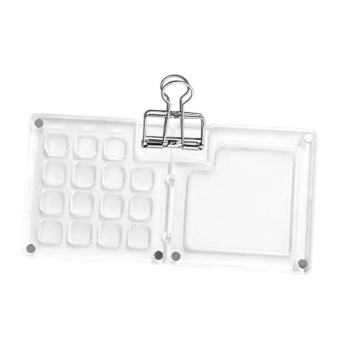 rockible Taschenkünstler Aquarell Reise Set Lackpalette für Acryl Lacknetz Lackierliebhaber, Klar 15 Löcher rockible Taschenkünstler Aquarell Reise Set Lackpalette für Acryl Lacknetz Lackierliebhaber, Klar 15 Löcher von rockible