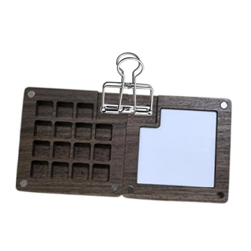 rockible Taschenkünstler Aquarell Reise Set Lackpalette für Acryl Lacknetz Lackierliebhaber, Schwarzes Walnuss 15 Loch rockible Taschenkünstler Aquarell Reise Set Lackpalette für Acryl Lacknetz Lackierliebhaber, Schwarzes Walnuss 15 Loch von rockible