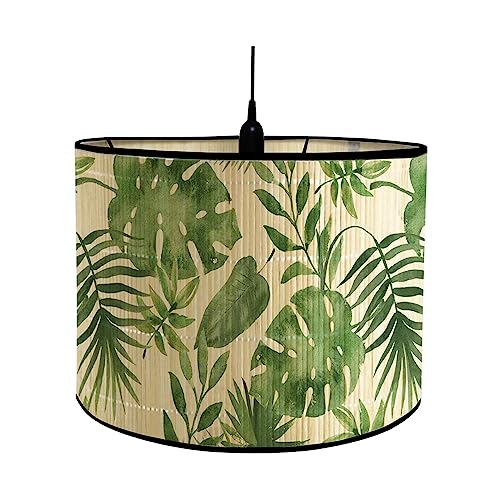 rockible Trommel Druck Lampenschirm, Lampenschirm, Ersatzdekoration, Korblampenschirm, Rattan Lampenschirm für Pendelleuchte, Esszimmer, Wohnzimmer, Café, EIN rockible Trommel Druck Lampenschirm, Lampenschirm, Ersatzdekoration, Korblampenschirm, Rattan Lampenschirm für Pendelleuchte, Esszimmer, Wohnzimmer, Café, EIN von rockible